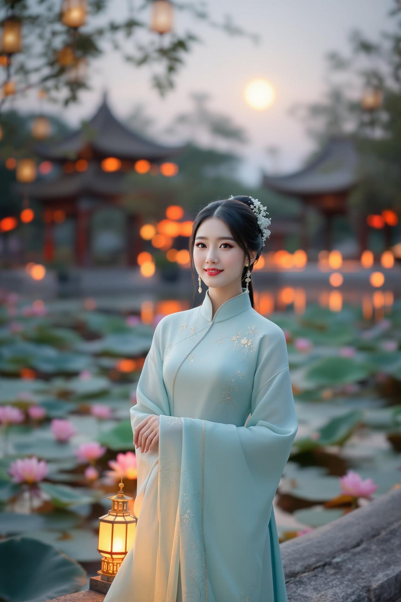 汉服少女·荷塘月色 - 汉服少女 - 福利写真唯美写真作品大图展示